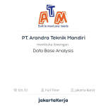 Gambar PT. Arandra Teknik Mandiri Posisi SALES ENGINEER