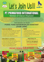 Gambar PT. JAYARASA FOOD INTERNASIONAL Posisi Staf Finance